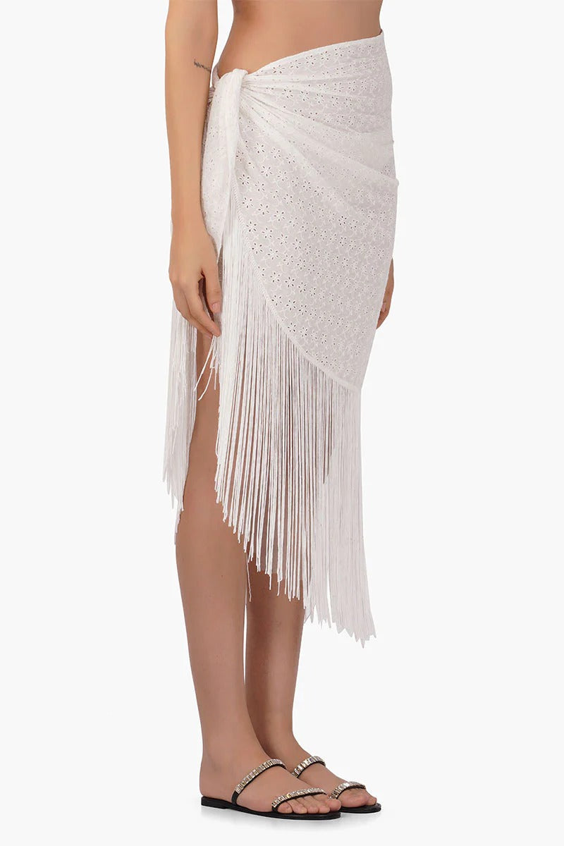 Set of 6 Pollo Fringe Wrap Skirt (S,M,L)