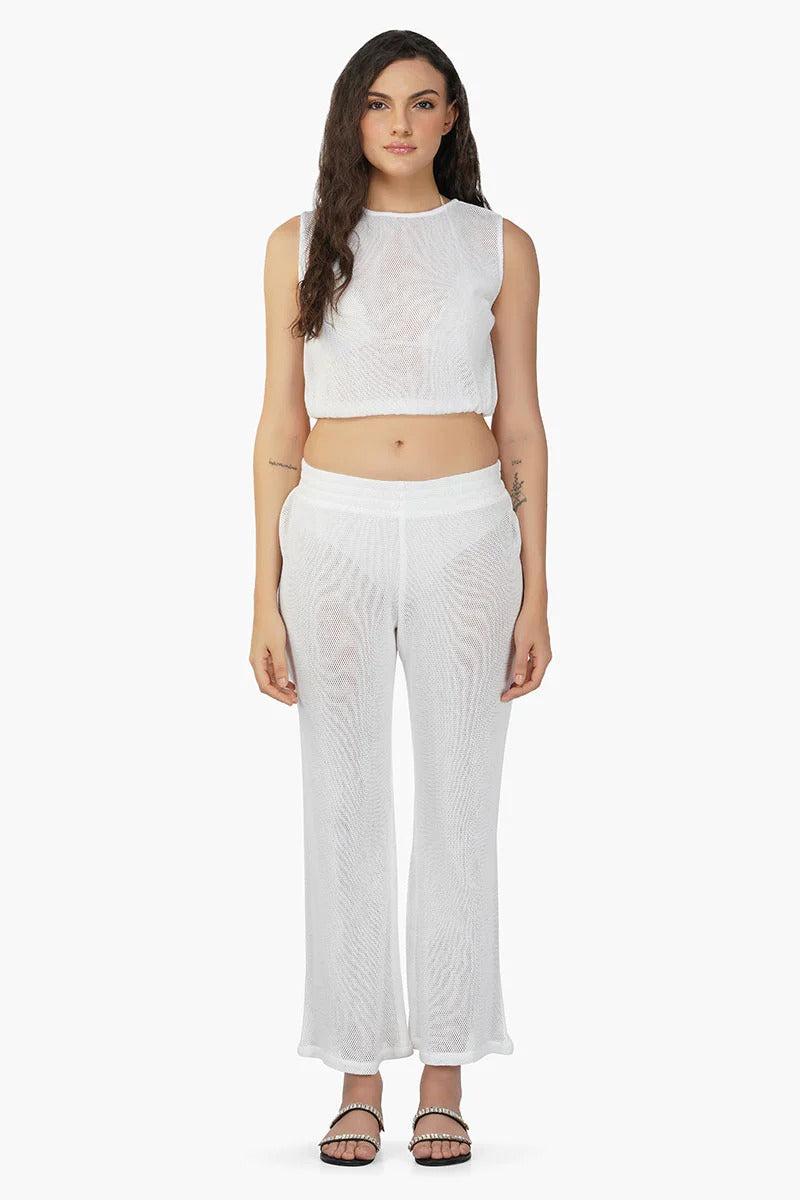 Set of 6 Indy Mesh Crop Top (S,M,L)