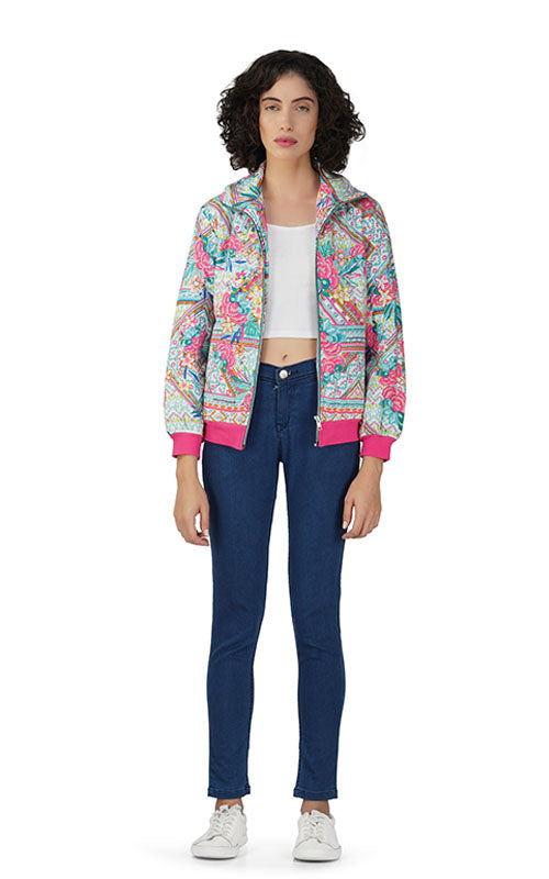 Set of 6 Pink Carnation Bomber Jacket (S,M,L)