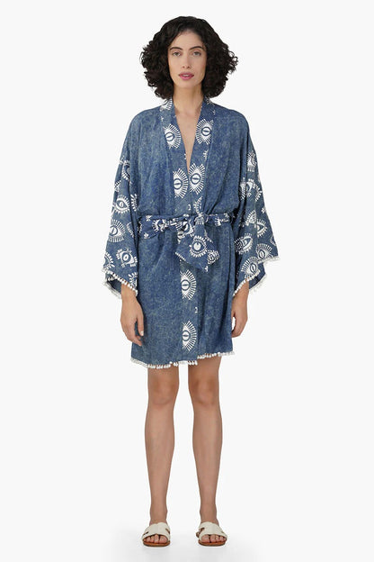 Set of 6 Soul Gypsy Eye Printed Cover Up (S,M,L)