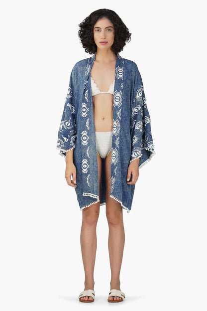 Set of 6 Soul Gypsy Eye Printed Cover Up (S,M,L)