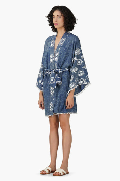 Set of 6 Soul Gypsy Eye Printed Cover Up (S,M,L)