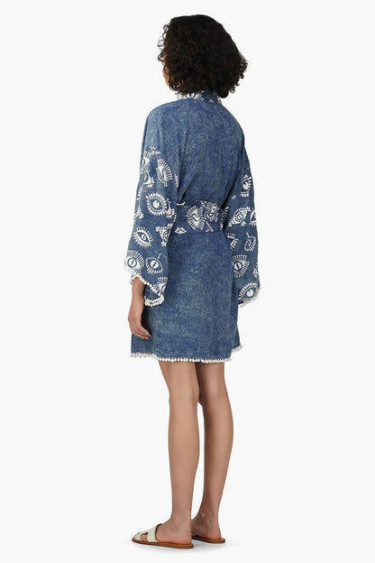 Set of 6 Soul Gypsy Eye Printed Cover Up (S,M,L)