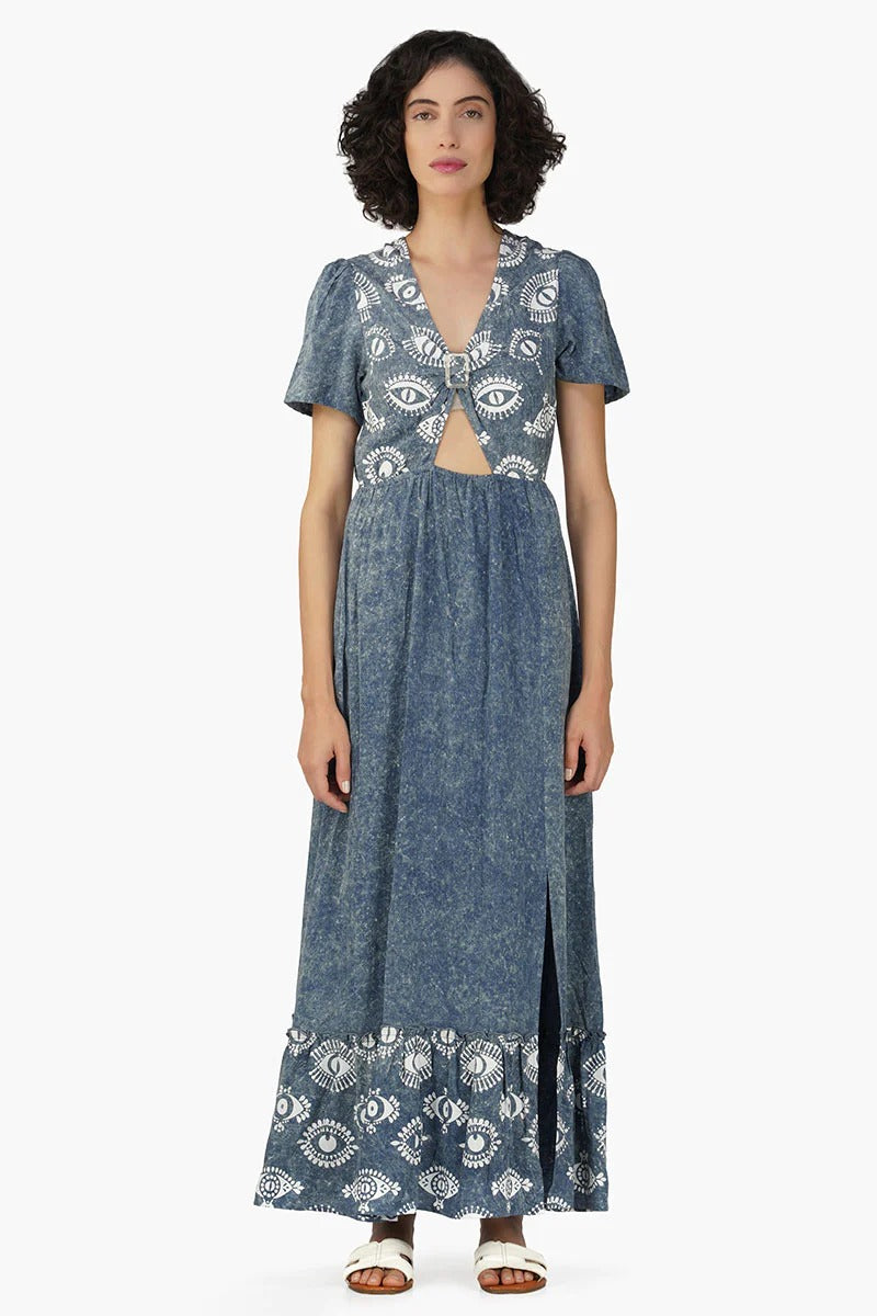 Set of 6 Soul Gypsy Eye Maxi Dress (S,M,L)