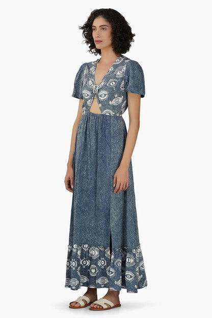 Set of 6 Soul Gypsy Eye Maxi Dress (S,M,L)