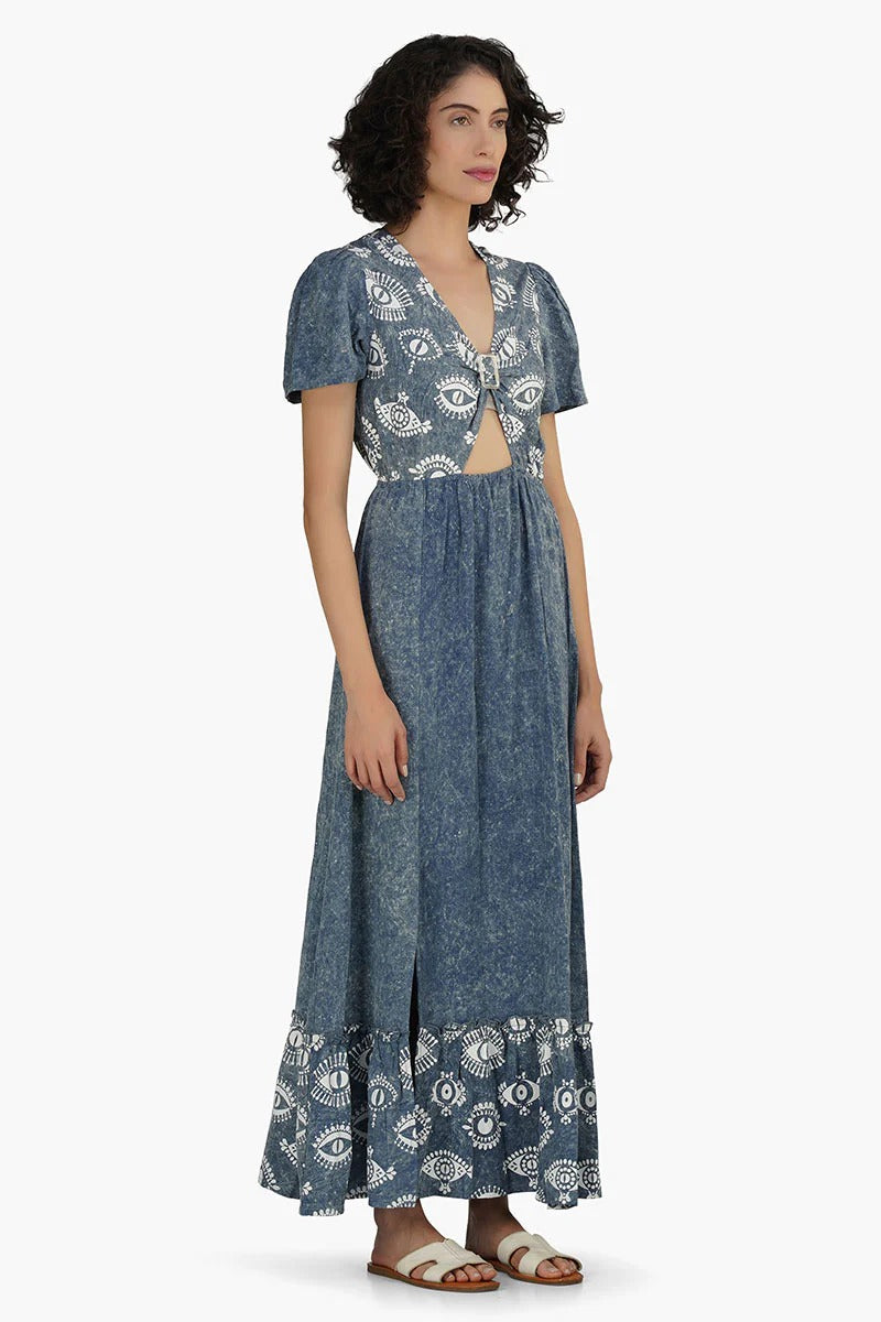 Set of 6 Soul Gypsy Eye Maxi Dress (S,M,L)
