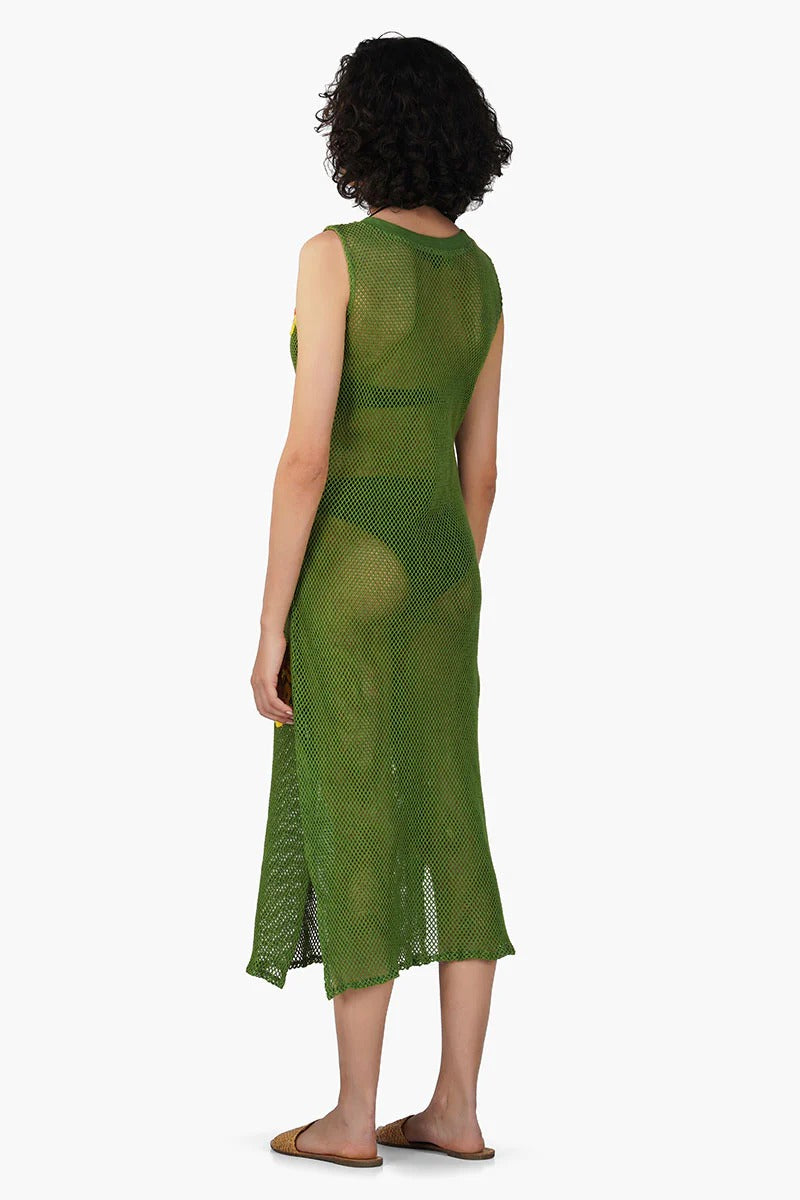 Set of 6 Martha Floral Patch Crochet Bodycon Dress (S,M,L)