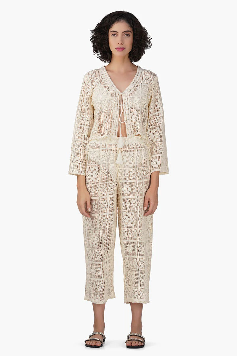 Set of 6 Margot Lace Crochet Coord Set (S,M,L)