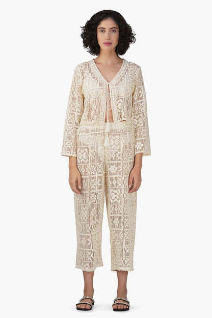 Set of 6 Margot Lace Crochet Coord Set (S,M,L)