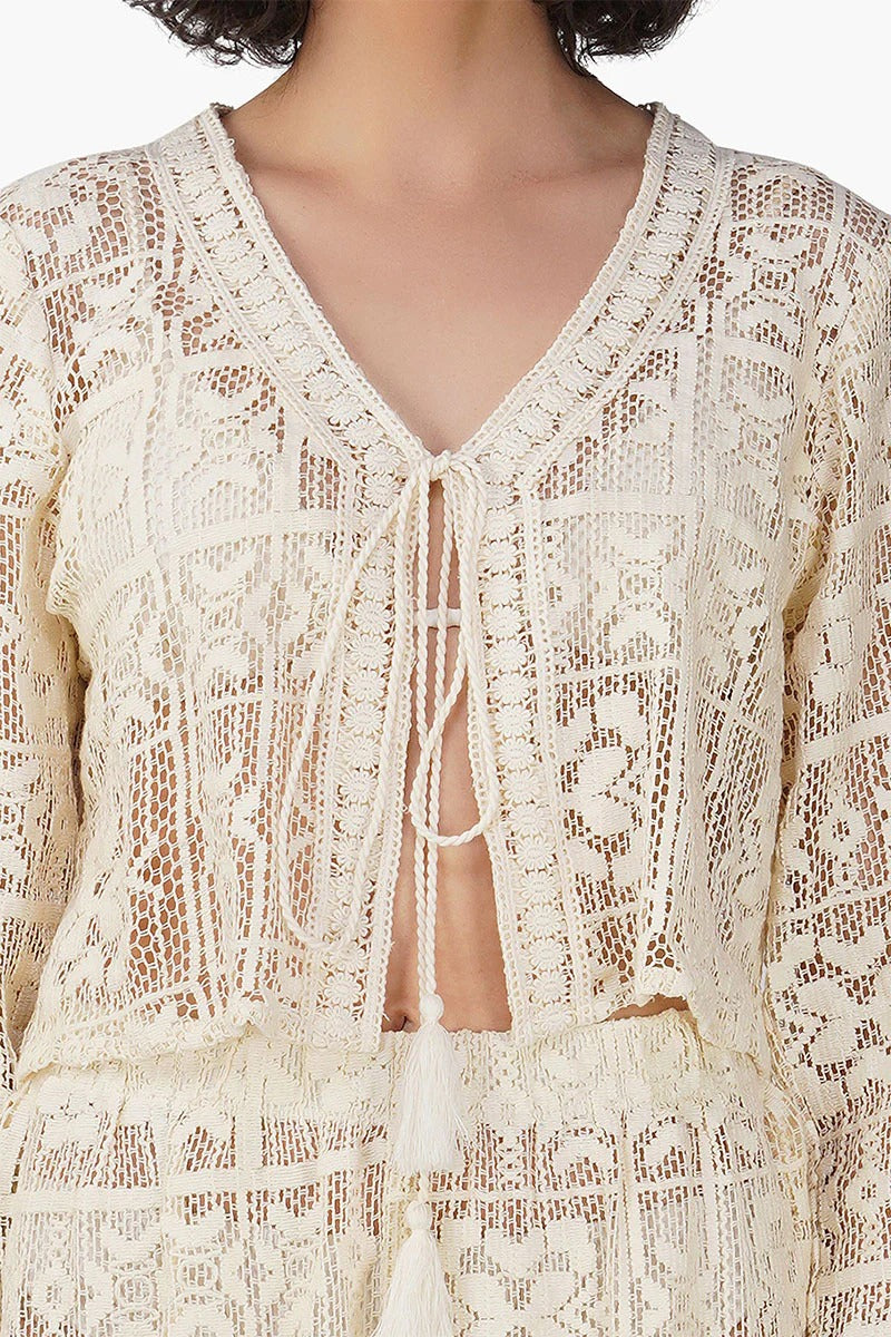 Set of 6 Margot Lace Crochet Coord Set (S,M,L)
