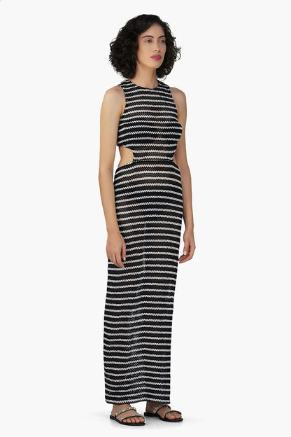 Set of 6 Cleo Stripe Bodycone Dress (S,M,L)