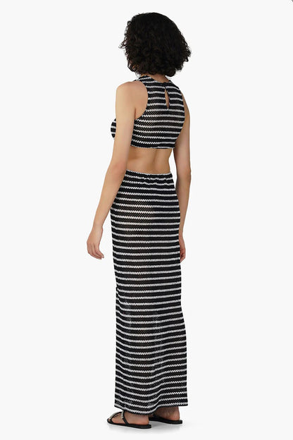 Set of 6 Cleo Stripe Bodycone Dress (S,M,L)