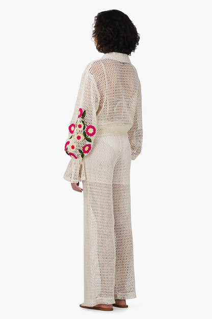 Set of 6 Rose Yard Crochet Crop Baggy Shirt (S,M,L)