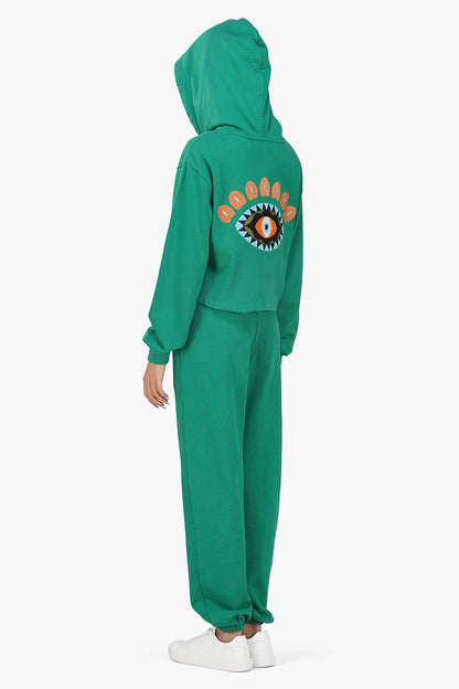 Set of 6 Green Evil Eye Good Luck Sweatshirt (S,M,L)