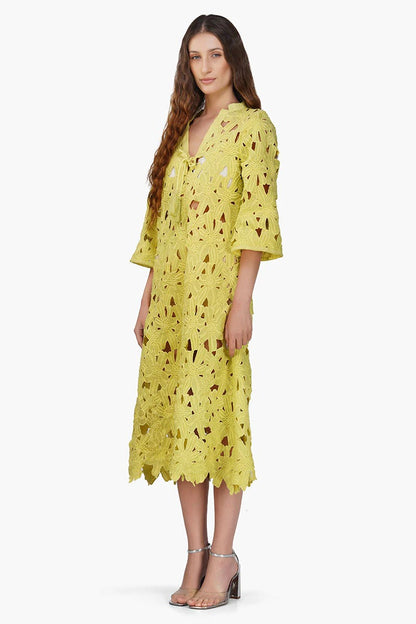 Set of 6 Fall For Neon Floral Lace  Cover Up Dress (S,M,L)