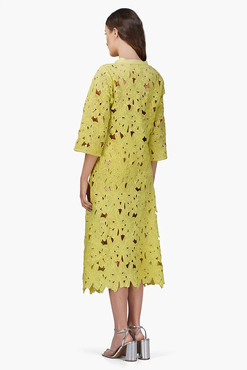 Set of 6 Fall For Neon Floral Lace  Cover Up Dress (S,M,L)