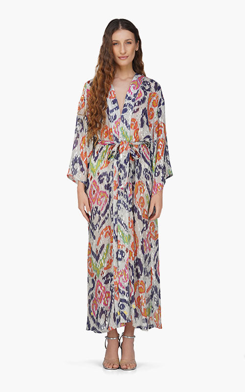 Set of 6 Multi Abstract  Gloria Cover Up (S,M,L)