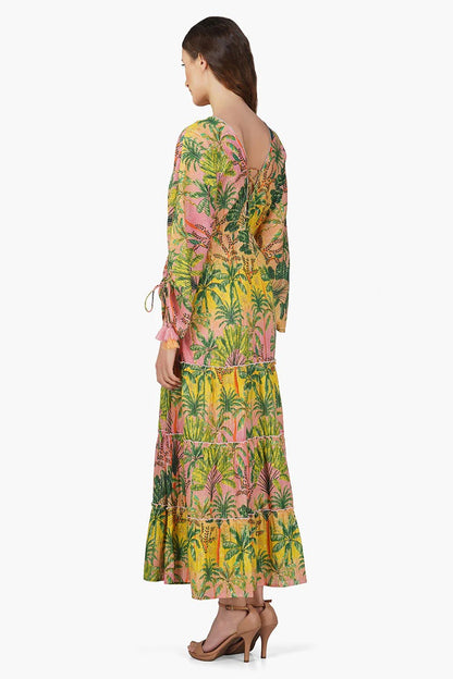 Set of 6 Endless Summer Printed Maxi Dress (S,M,L)