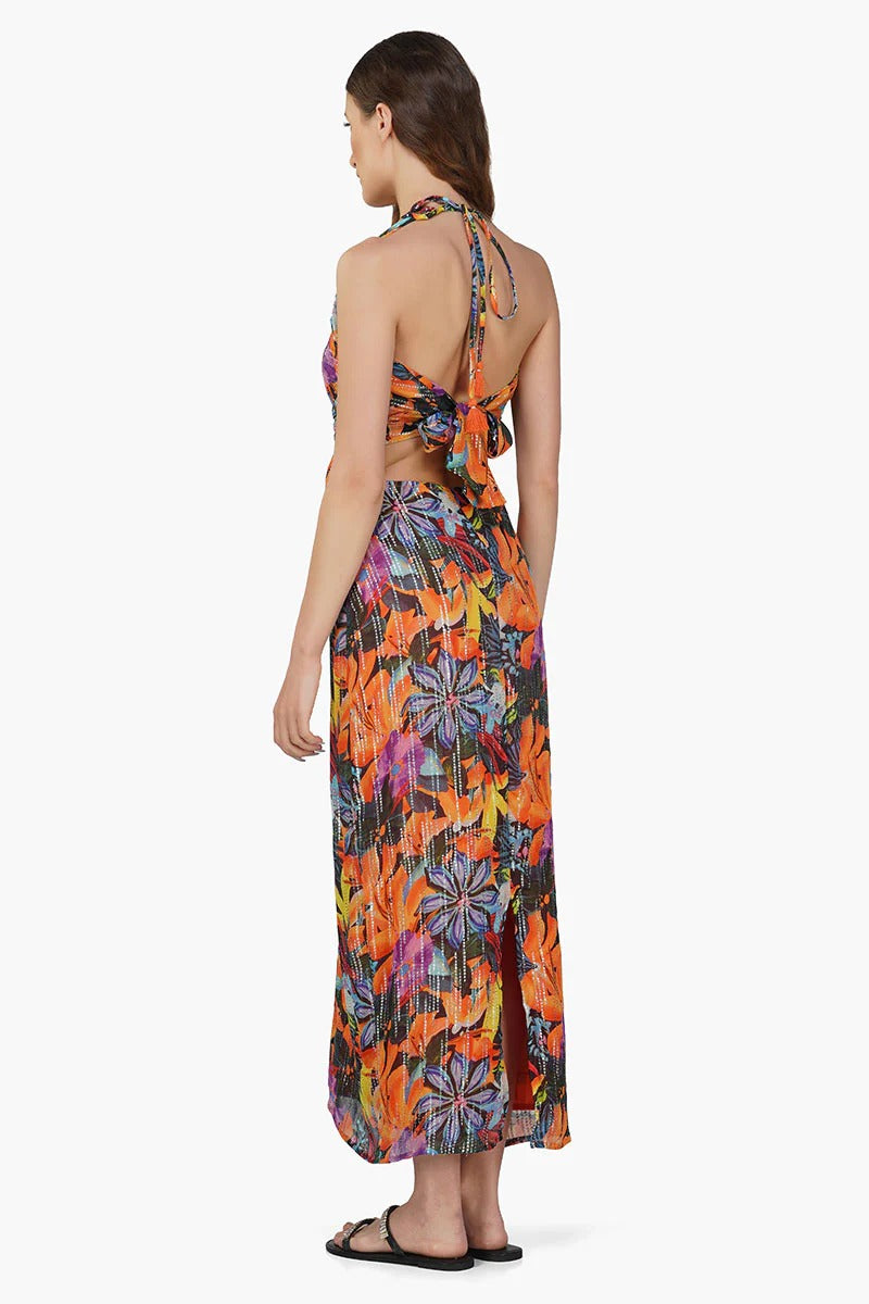 Set of 6 Night Queen Floral Printed Dress (S,M,L)