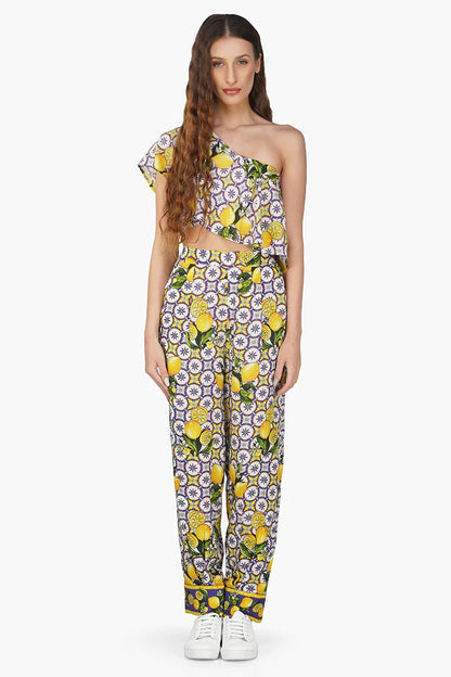 Set of 6 Citrus Lemon Print Pant (S,M,L)