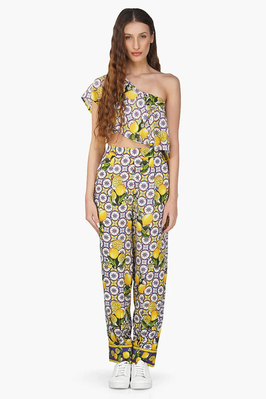 Set of 6 Citrus Lemon Print Pant (S,M,L)