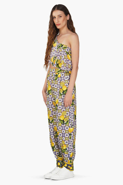 Set of 6 Citrus Lemon Print Pant (S,M,L)