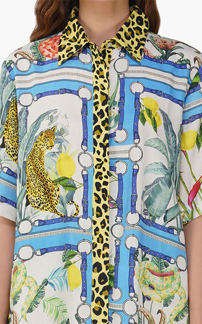 Set of 6 Jungle Paradise Printed Shirt (S,M,L)