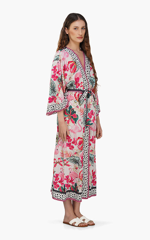 Set of 6 Flamingo Paradise Cover Up  (S,M,L)