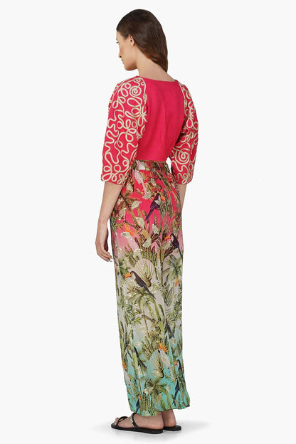 Set of 6 Layla  Emb Crop Top  (S,M,L)