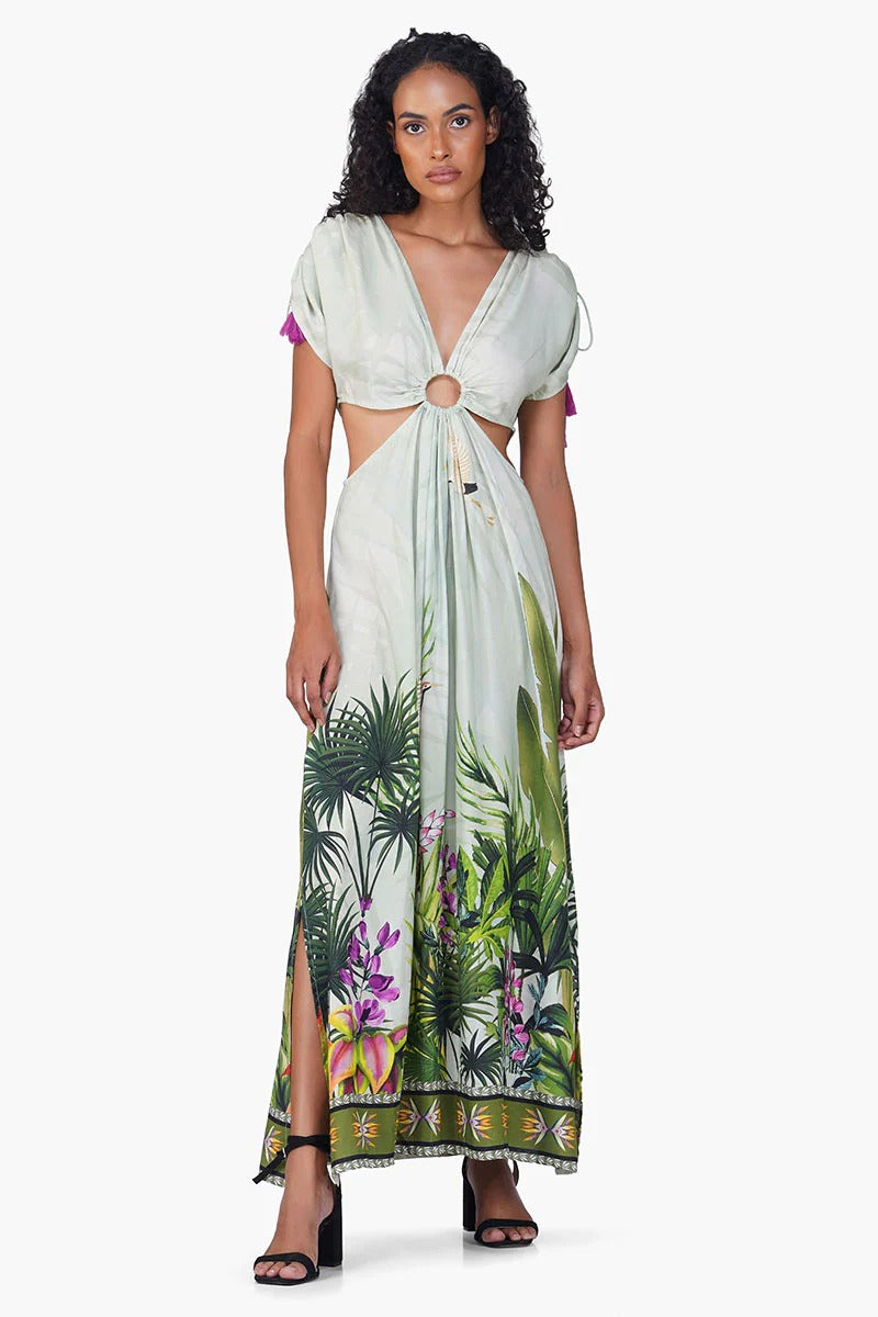 Set of 6 Olivia Printed Maxi Dress (S,M,L)