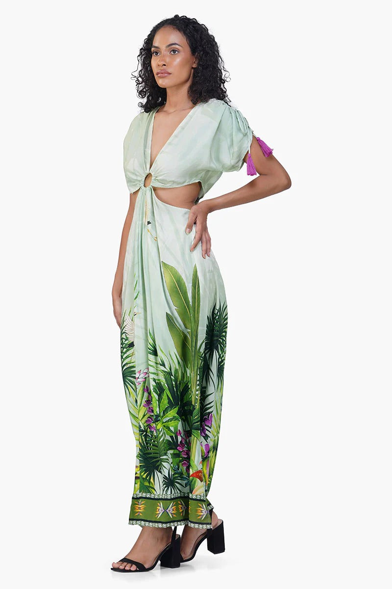 Set of 6 Olivia Printed Maxi Dress (S,M,L)