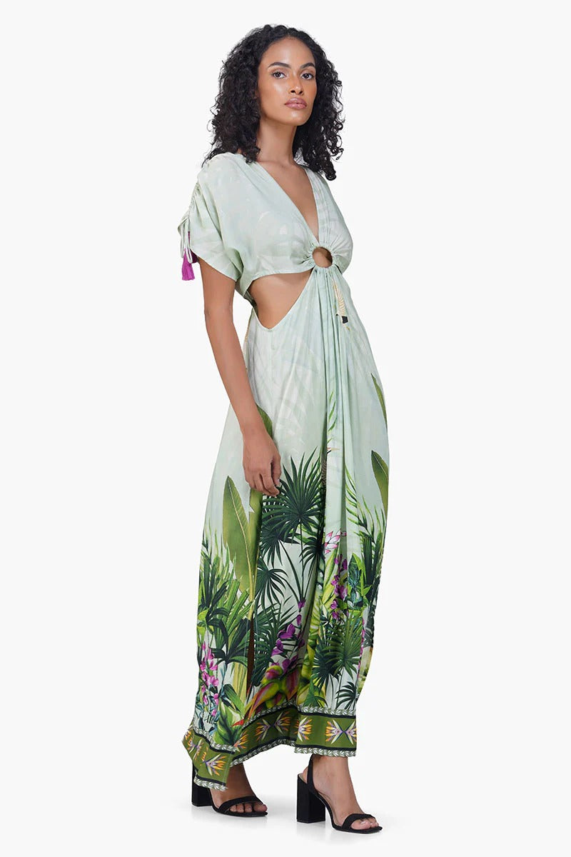 Set of 6 Olivia Printed Maxi Dress (S,M,L)