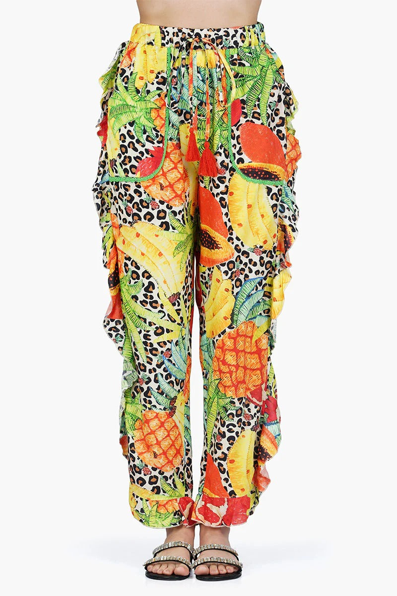 Set of 6 Fruit Punch Printed Pant (S,M,L)