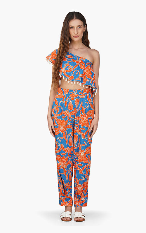 Set of 6 Apricot Beauty Printed  Top  (S,M,L)