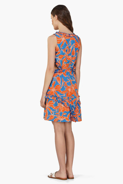 Set of 6 Apricot Beauty Printed Short Dress  (S,M,L)