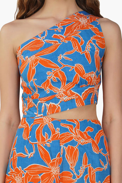 Set of 6 Apricot Beauty Printed Jumpsuit (S,M,L)