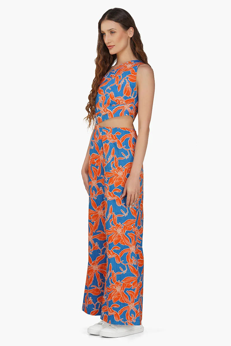 Set of 6 Apricot Beauty Printed Jumpsuit (S,M,L)