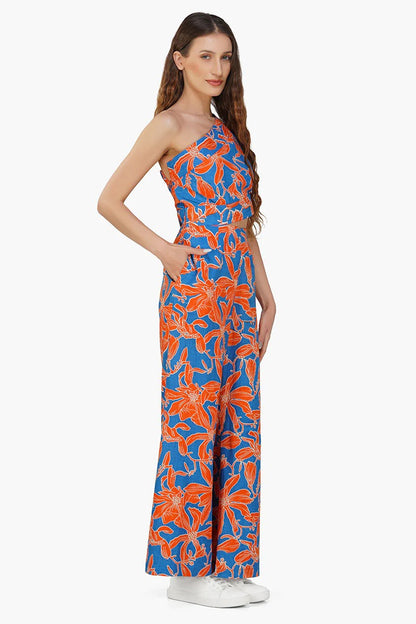 Set of 6 Apricot Beauty Printed Jumpsuit (S,M,L)