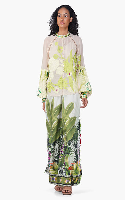 Floral Chique Embellished Top