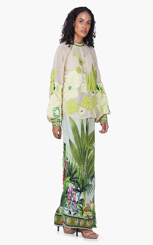 Floral Chique Embellished Top