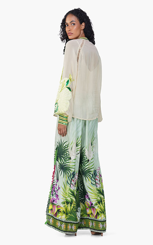 Floral Chique Embellished Top