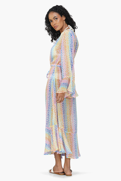 Set of 6 Multi Bubble Maxi Cover Up (S,M,L)