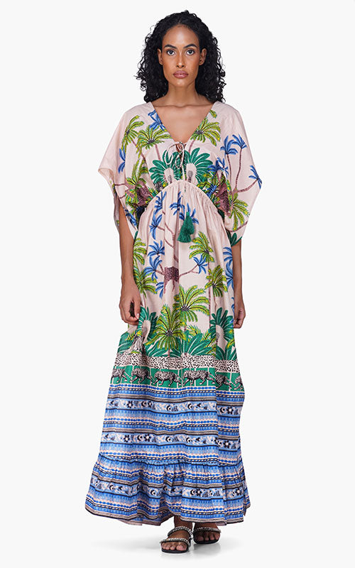 Set of 6 Brezee Sasha Printed Maxi Cover Up (S,M,L)