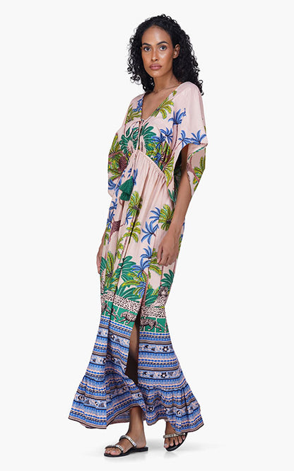 Set of 6 Brezee Sasha Printed Maxi Cover Up (S,M,L)