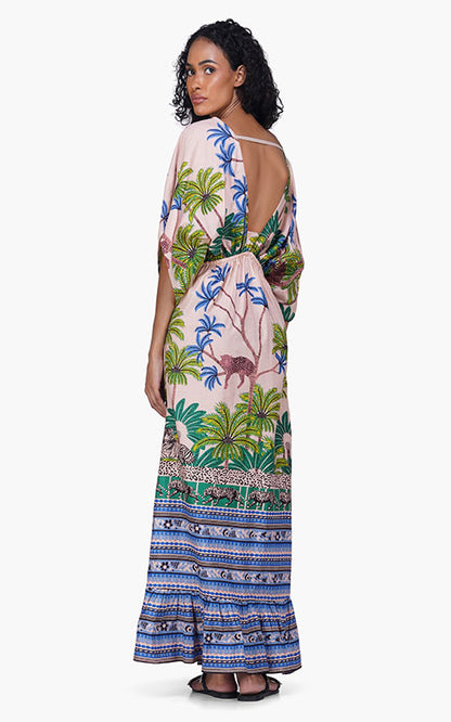 Set of 6 Brezee Sasha Printed Maxi Cover Up (S,M,L)