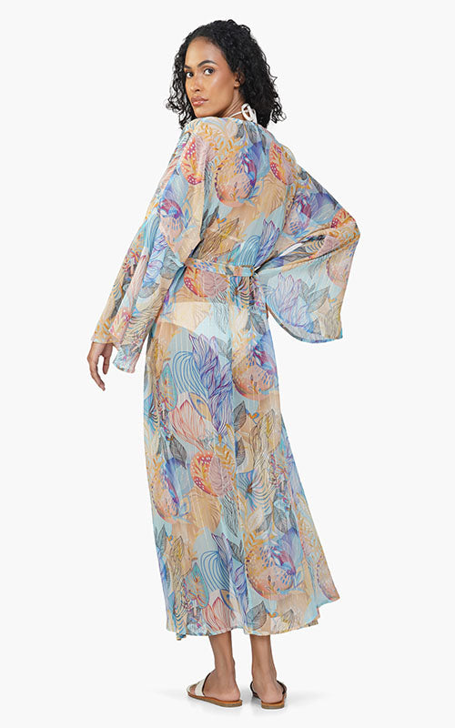 Set of 6 Maxico Beach Kimono Cover Up (S,M,L)