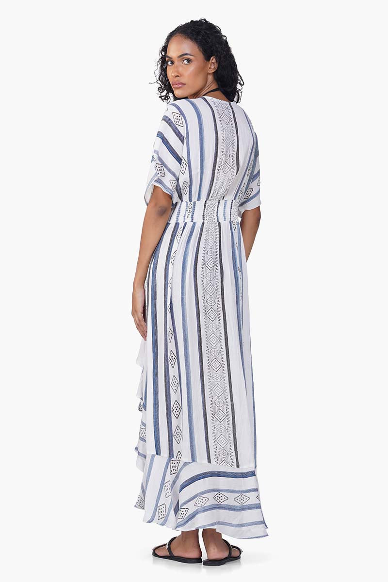 Set of 6 Gianna Striped Kimono Cover Up (S,M,L)