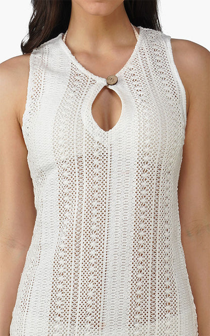 Set of 6 Strip Crochet Bodycone Cover Up Dress (S,M,L)