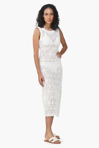 Set of 6 Mosaic Crochet Lace Bodycone Cover Up Dress (S,M,L)