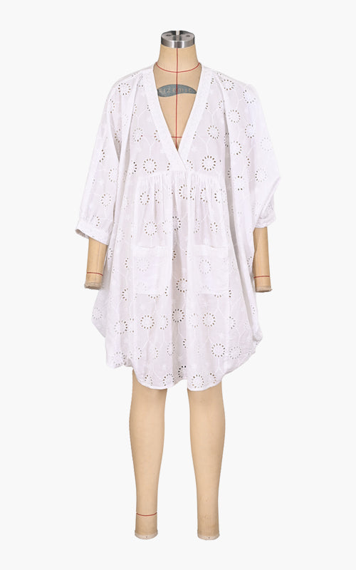 Set of 6 Batwing Schiffly Cover Up Dress (S,M,L)